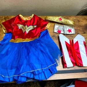 Toddler Girl Size 3t-4t Wonder Woman Halloween Costume